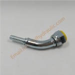 21641 4lbow 45 degree  NPSM Female 60° cone SAE-J514 fitting